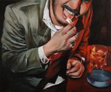Red Room by Wastuwidyawan Paramaputra contemporary artwork painting