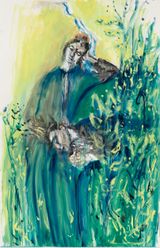 Tristan Und Isolde by Celia Paul contemporary artwork works on paper