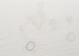 Unlimited Factor Lively Conversation in a Car Sensation of Running Over a Toad by Masaya Chiba contemporary artwork drawing works on paper