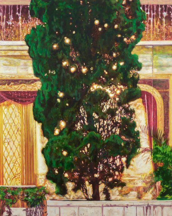 Christmas Tree in July by Hao Zecheng contemporary artwork Painting