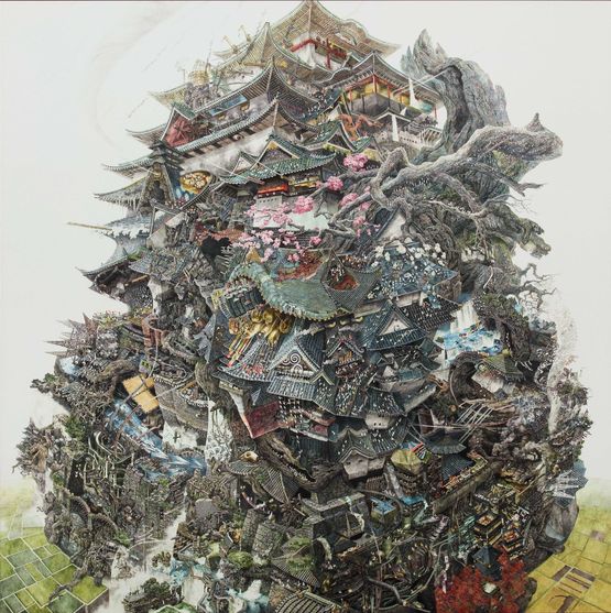 History of Rise and Fall ed.12 by Ikeda Manabu contemporary artwork Print