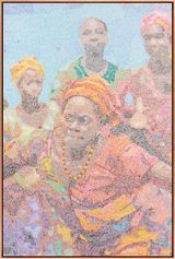 Rythme Dialonke by Alioune Diagne contemporary artwork painting