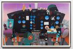 Concerning Vietnam Bell UH-1D Iroquois Cockpit III by Matthew Brannon contemporary artwork Works on Paper