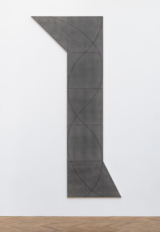 Column Structure VII by Robert Mangold contemporary artwork Painting