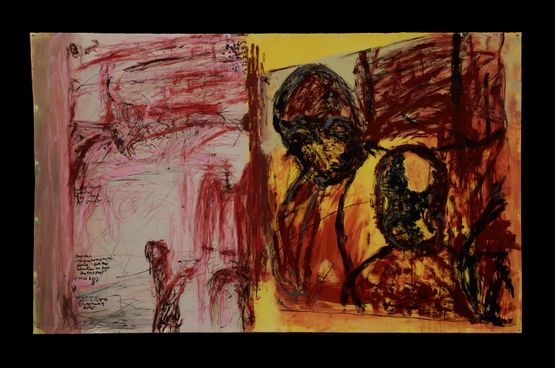 . . . . . . . . . . . . . 31 by Mike Parr contemporary artwork Works on Paper