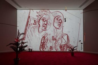 Contemporary art exhibition Mithu Sen I have only one language it is not mine at Thomas Erben Gallery New York United States