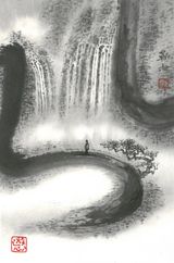 The Move in Wind Water and Cloud No. 10 by Kan Tai Keung contemporary artwork drawing painting works on paper
