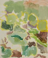 Pumpkin Patch II by Rebecca Hasselman contemporary artwork painting works on paper