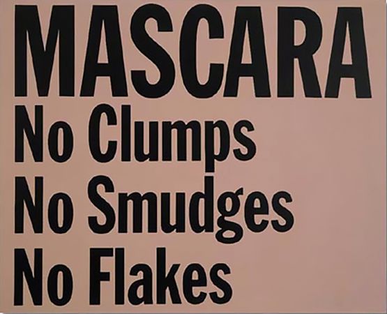 Mascara by Sylvie Fleury contemporary artwork Painting
