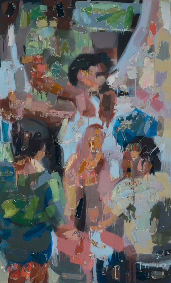 Sunnet Circumcision ceremony by Esref Yldrm contemporary artwork Painting