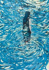 La dame du fleuve by Clement Denis contemporary artwork painting