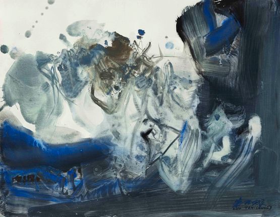 No. 342 by Chu Teh-Chun contemporary artwork Painting