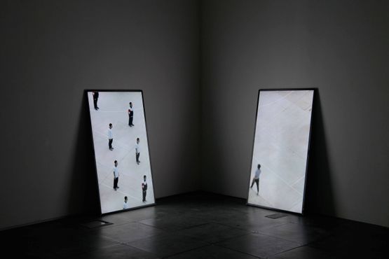Military Boxing by Xin Yunpeng contemporary artwork Moving Image