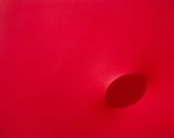 un ovale rosso by Turi Simeti contemporary artwork painting