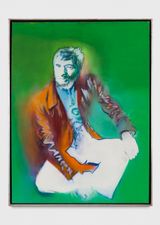 Portrait Ion Munteanu by Cornel Brudascu contemporary artwork painting