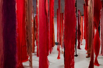Contemporary art exhibition Cecilia Vicuna Arch Future at Xavier Hufkens St-Georges Belgium