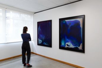 Contemporary art exhibition Kate van der Drift Waning Gibbous to Waxing Gibbous at Jhana Millers Wellington New Zealand
