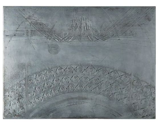 Trapeze by Krishna Reddy contemporary artwork Print