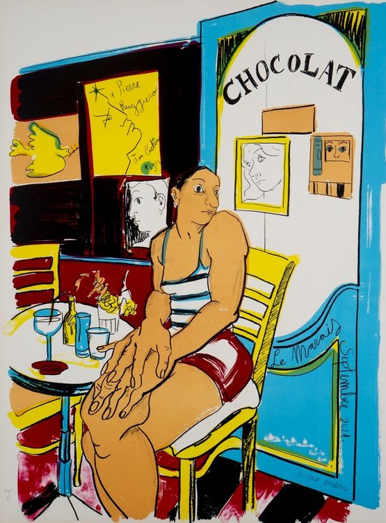 Le Marais 3 by Cristina Banban contemporary artwork Print