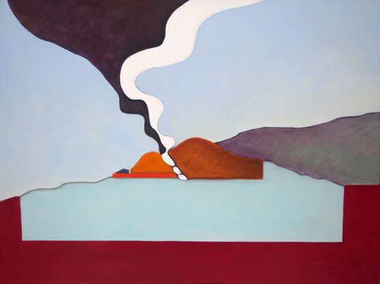 Suddenly September by Mimi Chen Ting contemporary artwork Painting