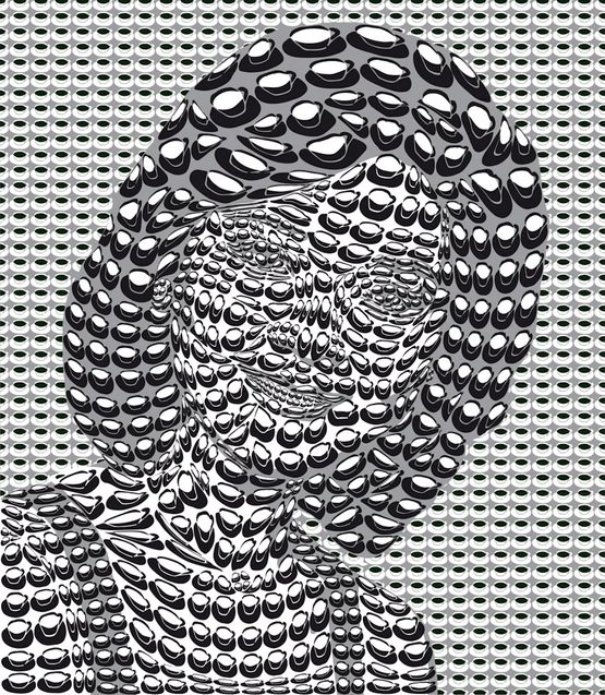 Teresa Teng II by Thomas Bayrle contemporary artwork Sculpture