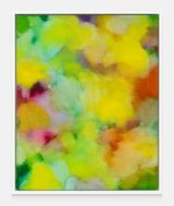 Yellow Croquet Second Wicket by Alice Baber contemporary artwork painting