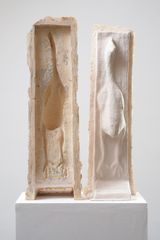 Two Chickens by Evan Holloway contemporary artwork sculpture