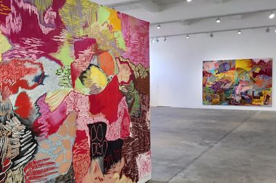 Rachel Joness Paintings Punctuate Chisenhale Gallery Programming
