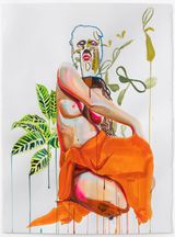 Guahi 4 by Gisela Mcdaniel contemporary artwork drawing painting works on paper