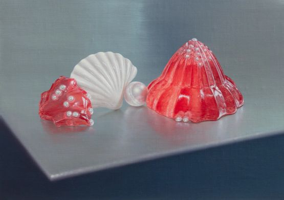 Mind the Pearls by Emily Hartley-Skudder contemporary artwork Painting