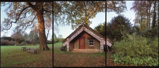 13.11.2000 Hinemihi Clandon Park Surrey England. Nga Tohunga Wero Taroi Tene Waitere. by Mark Adams contemporary artwork Photography