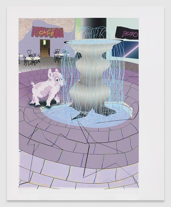 Pig by Michael Williams contemporary artwork Print