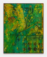 Game on cranes cut by Christina Kimeze contemporary artwork painting