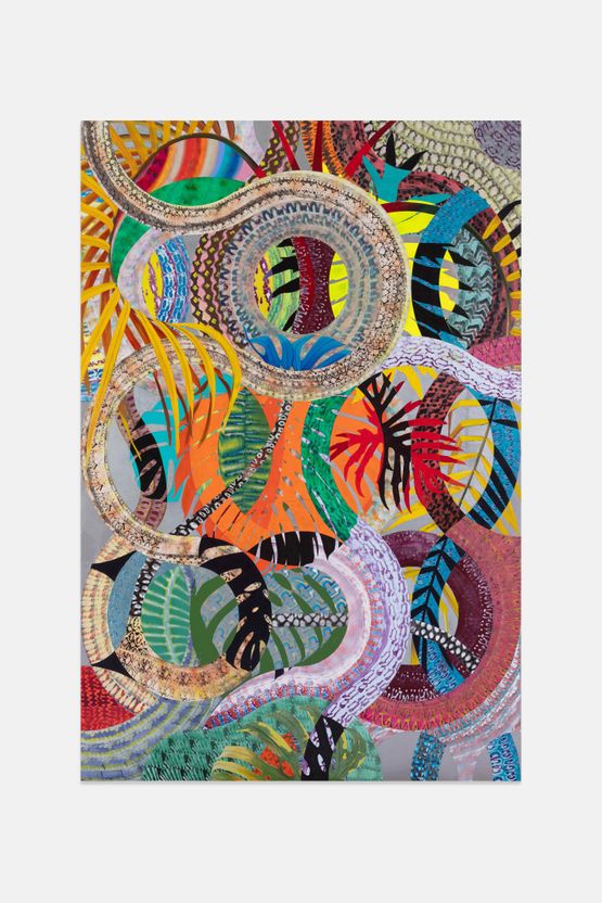 Dragonfly by Luiz Zerbini contemporary artwork Painting