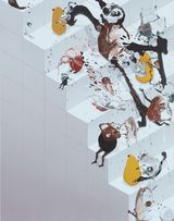 Stairs by Jose Castiella contemporary artwork painting