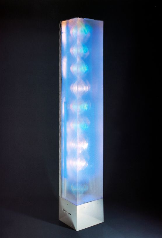Blue Light Column by Heinz Mack contemporary artwork Sculpture