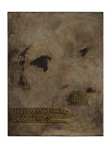 Soft landscape green bricks by Clementine Bruno contemporary artwork painting