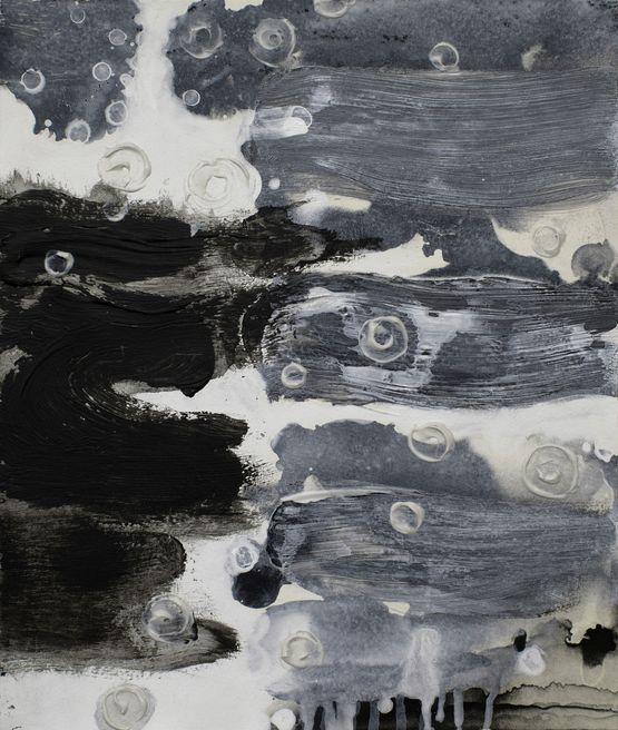 Rubbing Rain Series by Jian-Jun Zhang contemporary artwork Painting