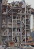 TPP Zalau in demolition nr. 7 by Gheorghe Ilea contemporary artwork Painting