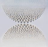 Vestige collision-white by Kim Jaeil contemporary artwork painting sculpture works on paper
