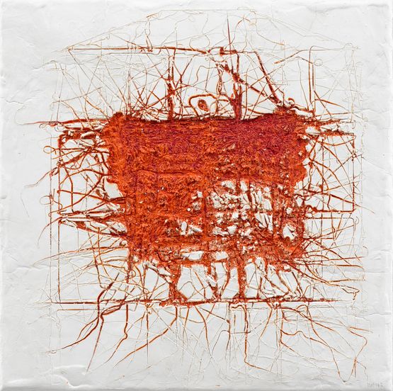 ScaledBehaviour_paintingHomeWithinHome_elevation_A_01 by Do Ho Suh contemporary artwork Painting