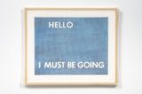 HELLO I MUST BE GOING Framed with Bubble Wrap and Packing Tape by Tammi Campbell contemporary artwork drawing painting sculpture works on paper