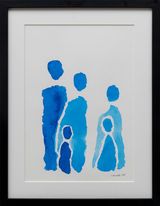 Kindly Ghosts Family Photographs by Itamar Gov contemporary artwork painting works on paper