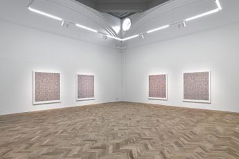 Contemporary art exhibition James Hugonin Fluctuations in Elliptical Form at Ingleby Edinburgh United Kingdom