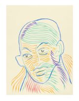 Face and Mask 19 by Carlos Amorales contemporary artwork drawing works on paper