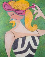 Barbie by Sachiko Kamiki contemporary artwork painting