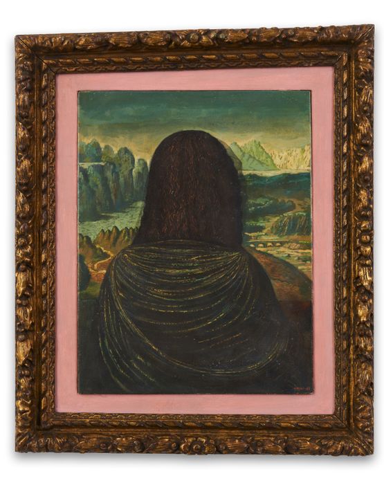 La Gioconda The Mona Lisa by Domenico Gnoli contemporary artwork Painting