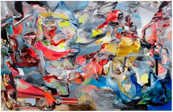 Roman Candles across the Night by Wu Shuang contemporary artwork Painting