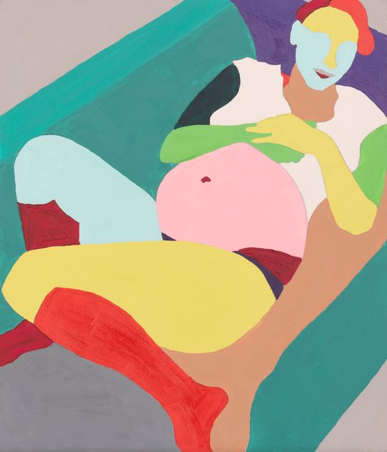 Study for Waiting for You by Helen Beard contemporary artwork Painting