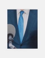 Blue tie by Marcel Vidal contemporary artwork painting